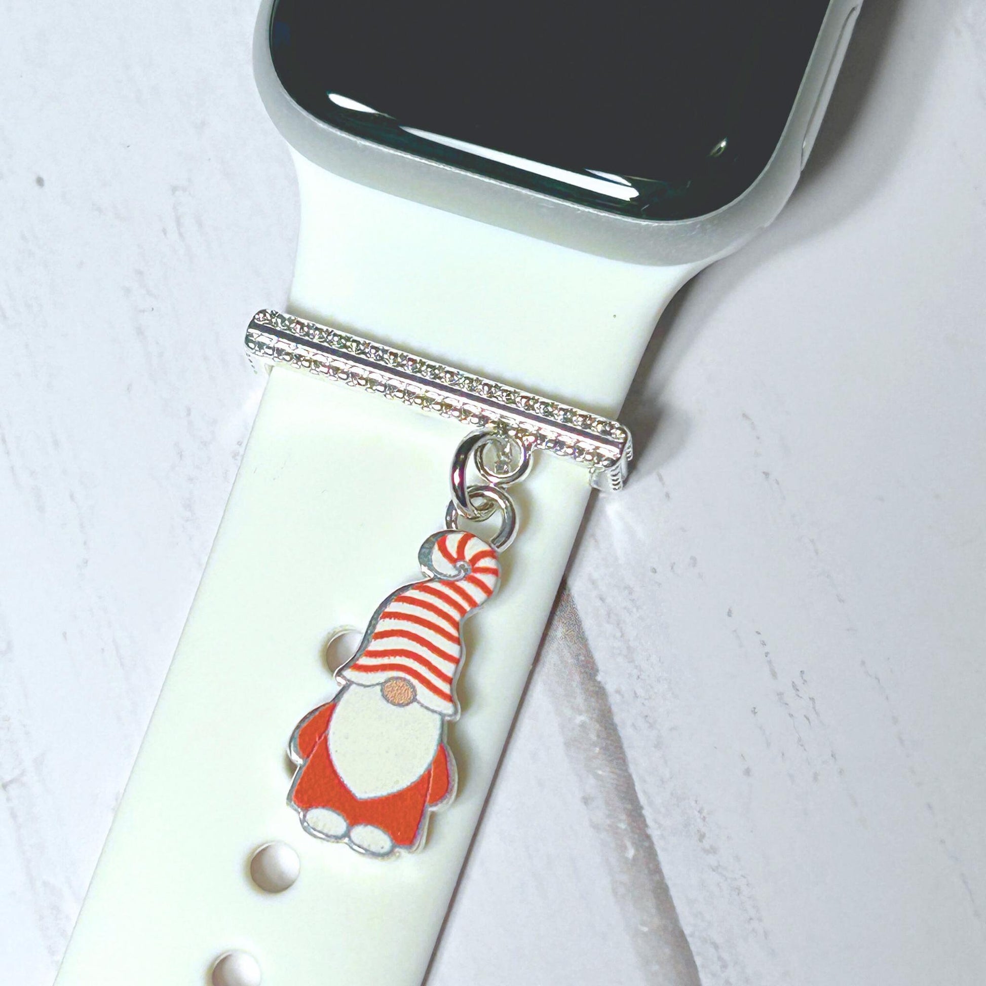 Christmas Watchband Charms, Watch Charms, Watchband Studs, Bars, Apple Watch Charms, Holiday Jewelry, Apple Watchbands