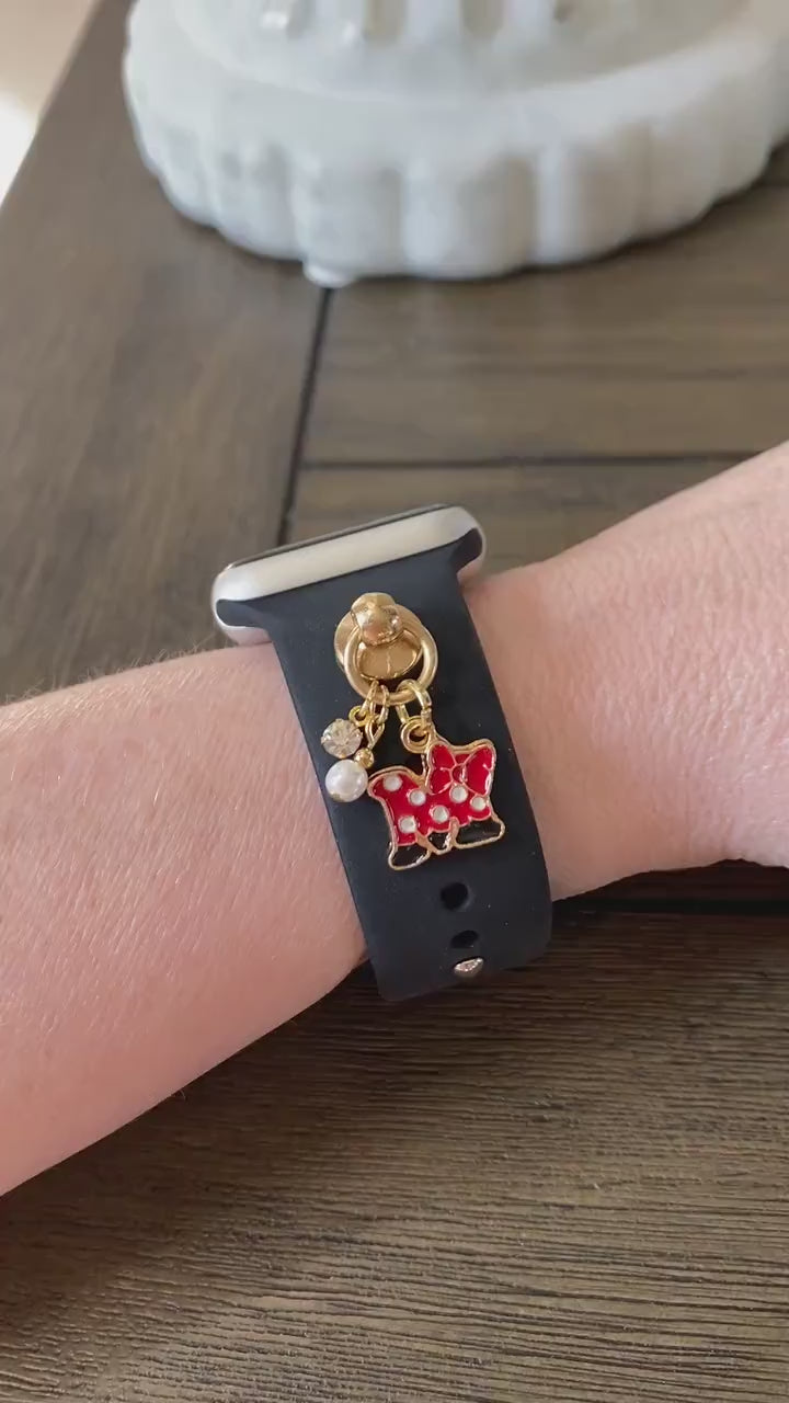 Disney Watchband Charms, Apple Watch Charms, Mickey Watchband, Minnie Mouse, Phone Case Charm, SmartWatch Charm, Apple Charm