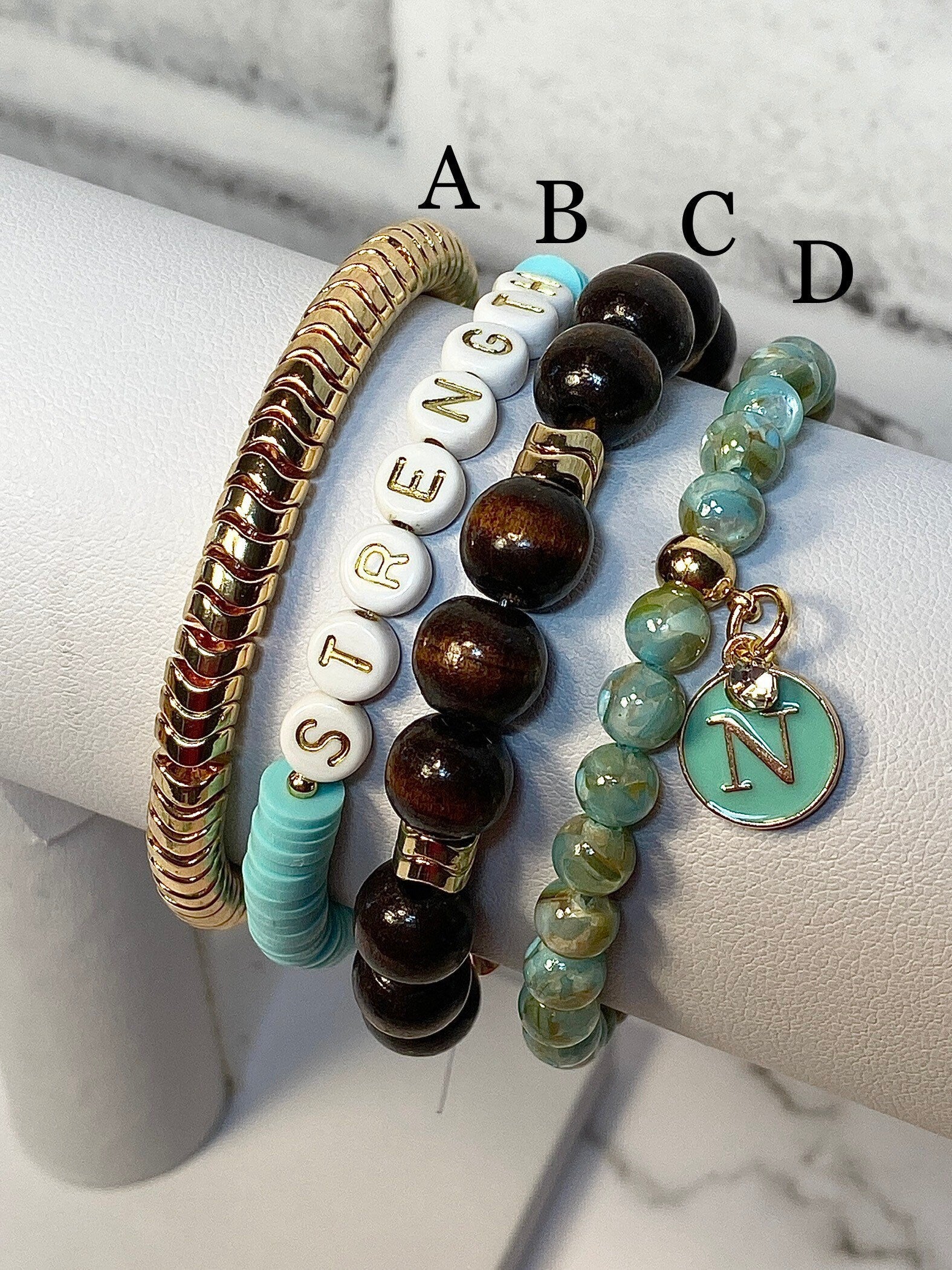 Stack Bracelets/Stretch Bracelets/Layering Bracelets/Boho Jewelry/Handmade Gemstone Bracelets