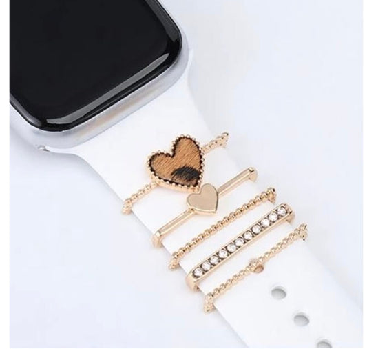 Stackable Watchband Charms, Watch Bars, Watch Band Accessories, Unique Gift, Gift for Mom, Apple Watch Jewelry, Watch Jewelry, Valentines