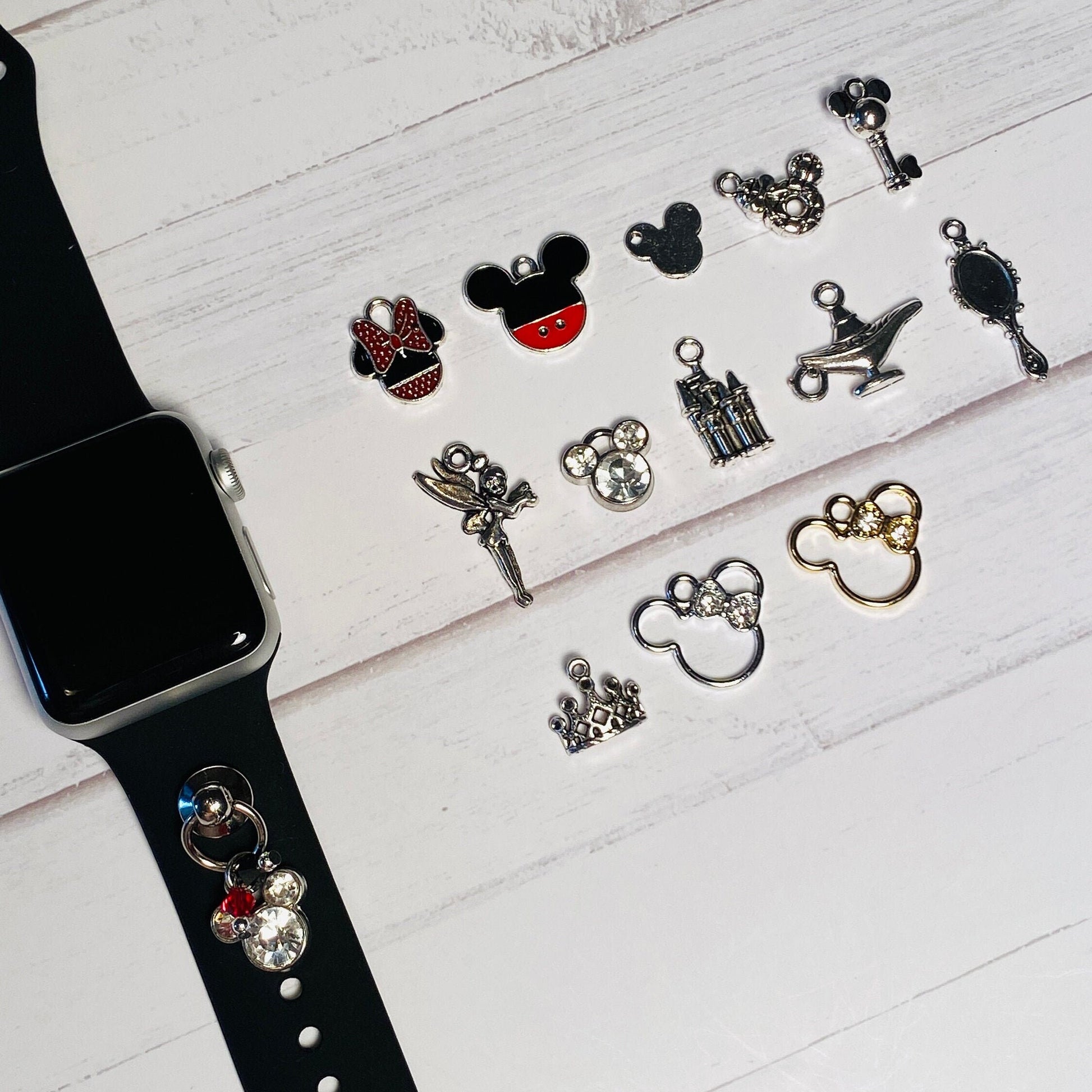 Disney Watchband Charms, Apple Watchband Charm, Personalized Jewelry, Disney Charms Disney Jewelry, Phone Case Charm, SmartWatch Charm